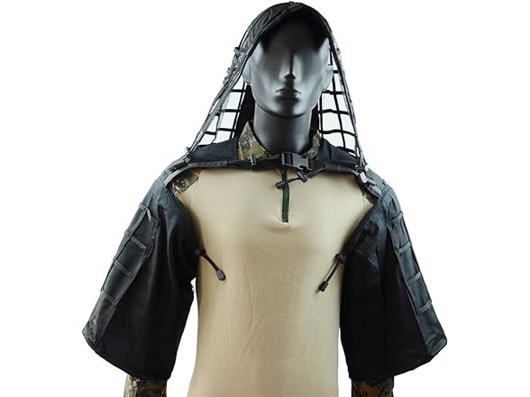Sniper Tog Ghillie Jacket, Black