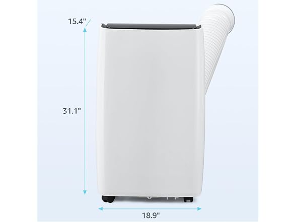 GustoWave 12,000 BTU 3-in-1 Portable Air Conditioner