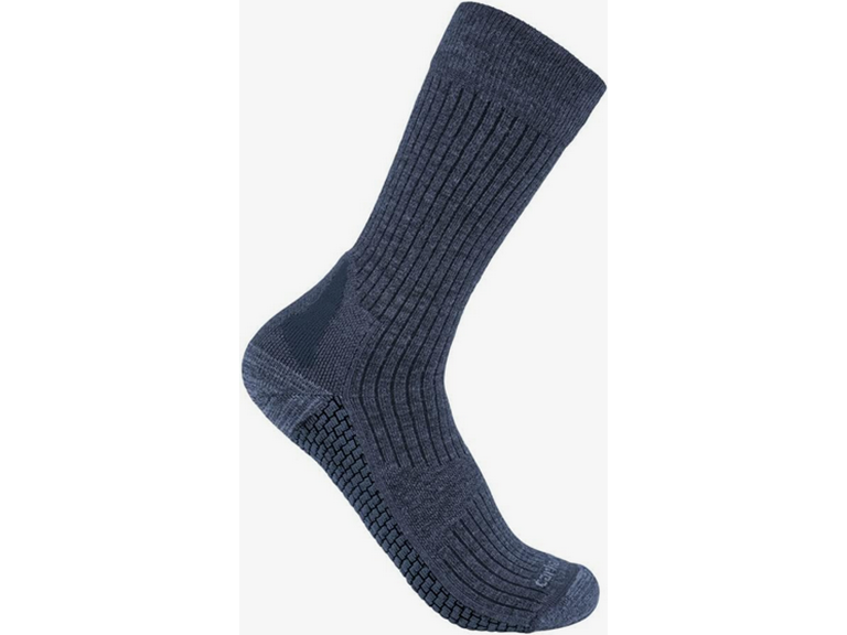 Carhartt Women's SC9270W Women's Force® Grid Midweight Synthetic-Merino - Large - Navy Heather