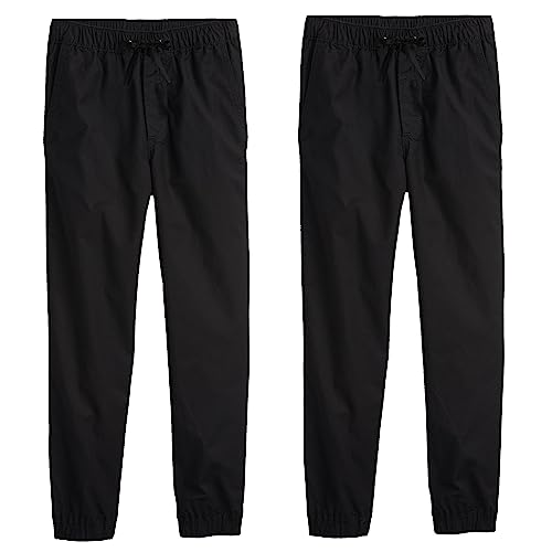 2PK Boy's Classic Stretch Twill Joggers - Gallery 17