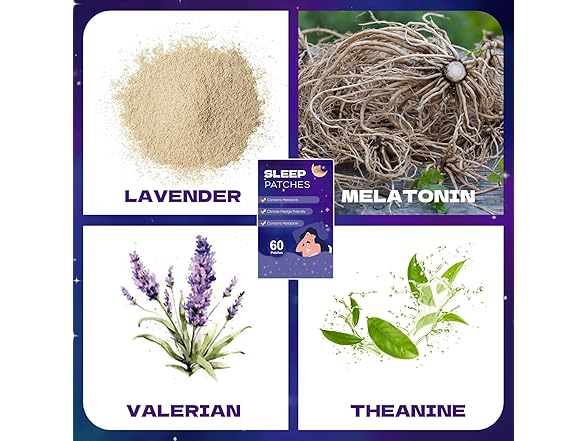 RAAYAM Sleep Patches, 60 Pack