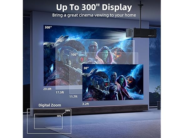 FUDONI 1080P Projector