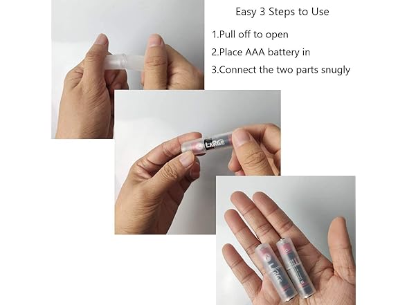 LampVPath (Pack of 40 AAA to AA Battery