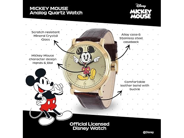 Disney Mickey Mouse Articulating Hands Watch
