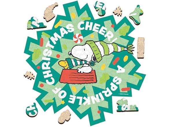 WOODLUX Peanuts Snoopy Puzzle for Adults