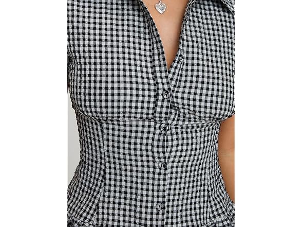 Princess Polly Covey Shirred Puff Sleeve Top