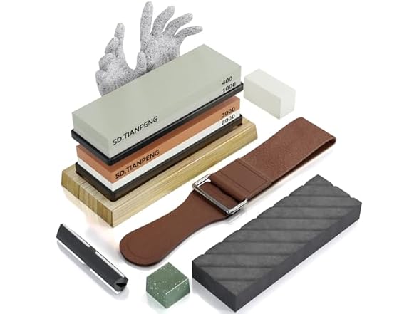 Knife Sharpening Stone Set