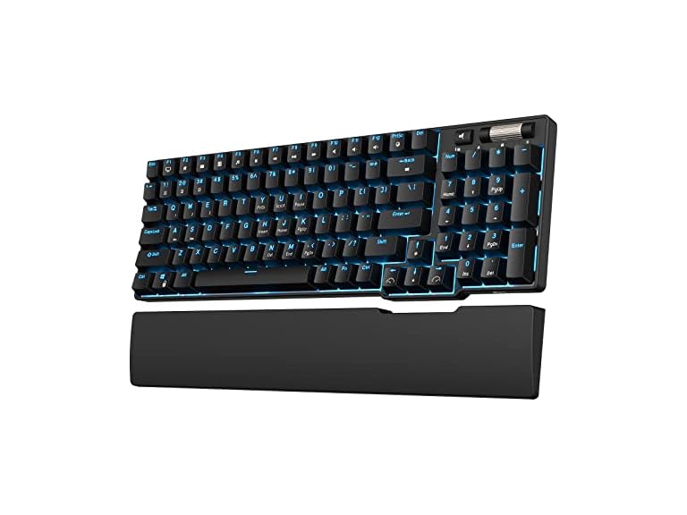 RK ROYAL KLUDGE RK96 2.4GHz Mechanical Keyboard Blue Light