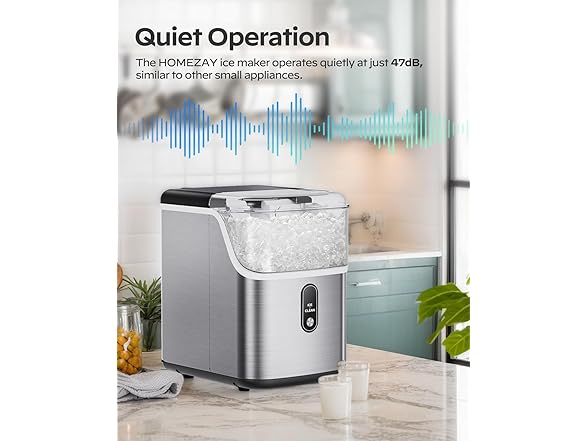 Totnz Nugget Ice Maker Countertop