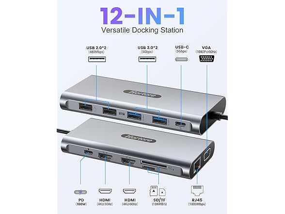 Hortore USB C Docking Station