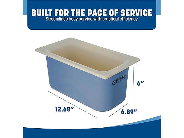 Carlisle CoolCheck Food Pan, 4 Quart