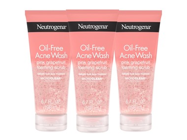 $20.99, Was $49.99, 58% Off! Neutrogena Acne Face Wash 3 Pack dealfomo