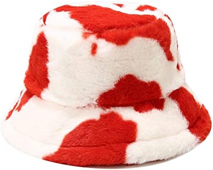 Women's Faux Fur Fuzzy Bucket Hat