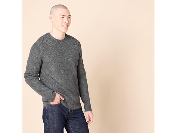 Amazon Essentials Soft-Touch Sweater Charcoal (XS)