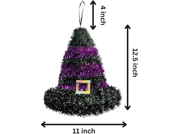Forum Novelties Tinsel Witch Hat