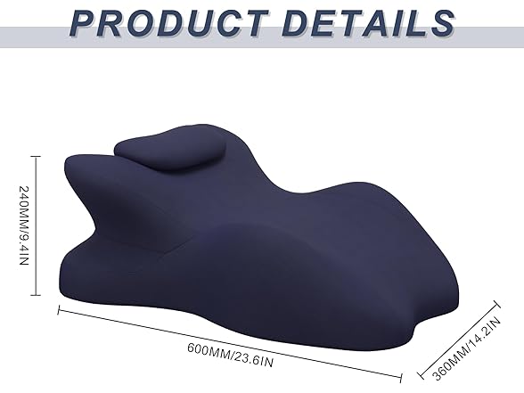 Memory Foam Ergonomic Wedge Pillow