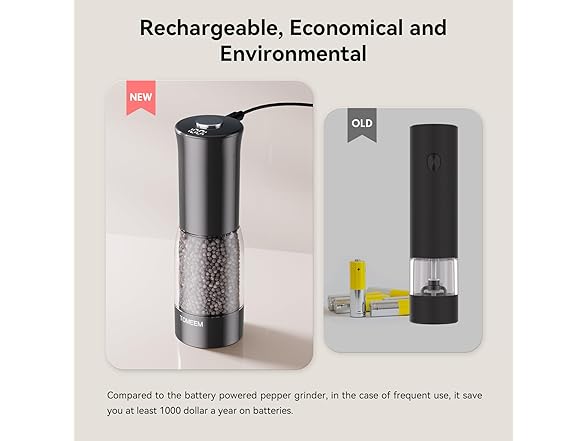 Electric Salt and Pepper Grinder