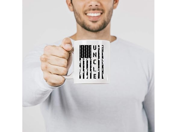 KROPSIS Uncle Vintage American Flag Mug