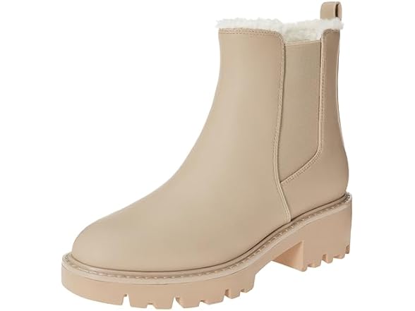 The Drop Women's Campbell Sherpa Chelsea Boot