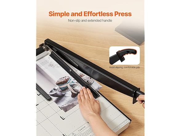 Paper Cutter, Guillotine Trimmer, 18" Cut