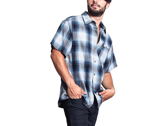 G-Style USA Men (XL) Western Casual Sleeve Shirt