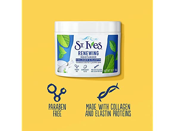 St. Ives Collagen Facial Moisturizer, 10oz