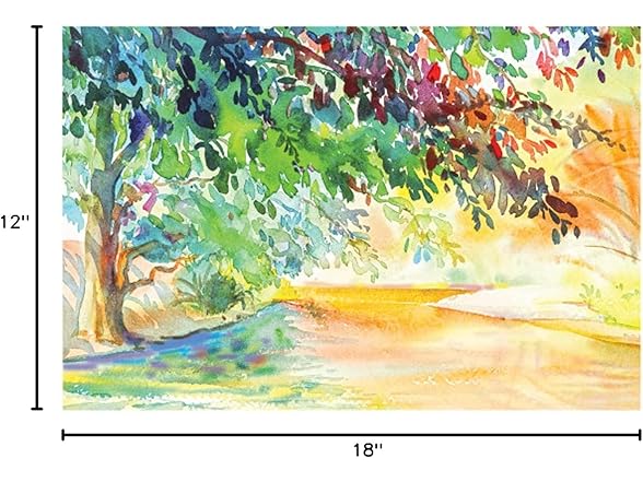 UCreate UCREATE Watercolor Paper, White, 140 lb, 12" x 18