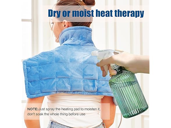 Heating Pad for Neck (Plaid Blue)
