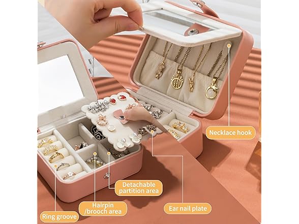 Meifannao Travel Jewelry Case