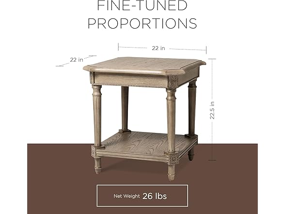 Maven Lane Pullman Traditional Side Table