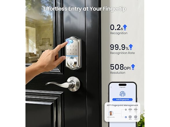 Veise VE017-L Fingerprint Smart Lock