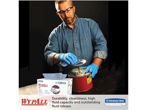 Kimberly-Clark KCC12891-Wypall X90 Cloths