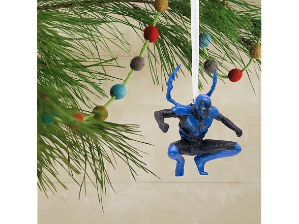 Hallmark DC Blue Beetle Christmas Orname - Gallery 5
