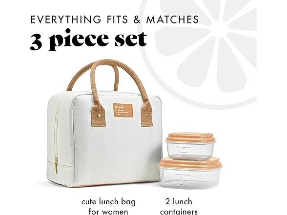 Fit & Fresh Insulated Lunch Bag