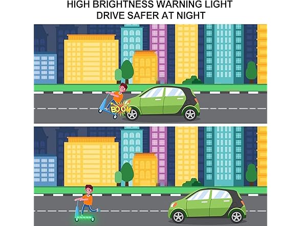Waterproof Color Changing Scooter Light