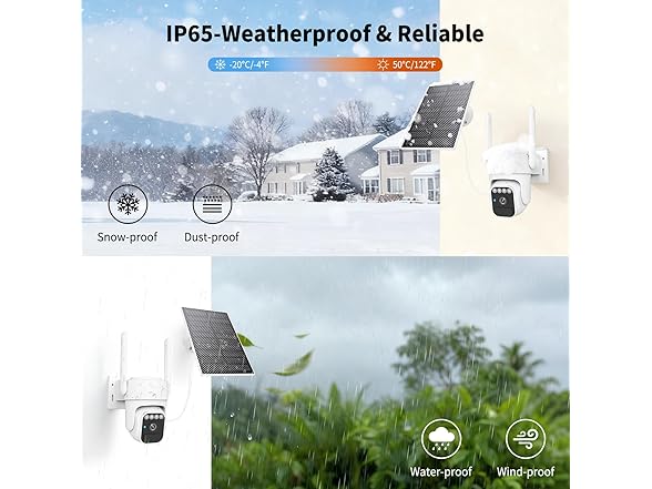 WY-LINK Solar Camera Outdoor Wireless