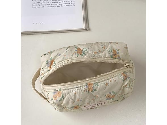 ZUCOLUS Floral Makeup Bag