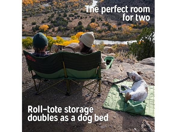 Kelty Low Loveseat Oversized 2-Person Camp Chair