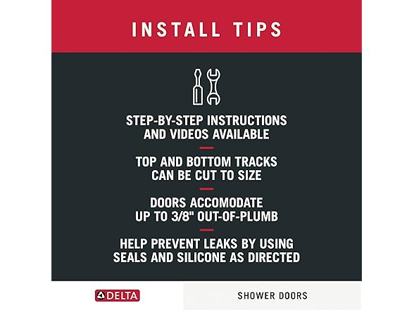 Delta Classic Sliding Tub Door, 60"
