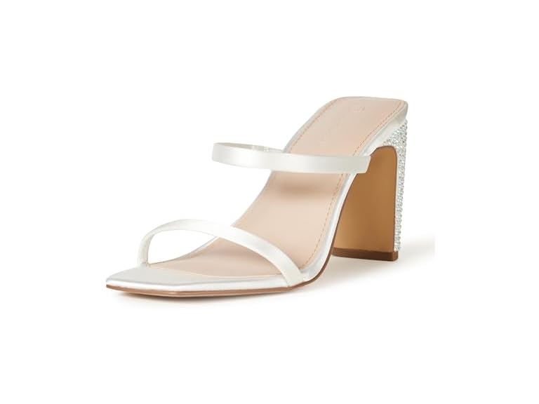 The Drop Women Avery Square Toe Two Strap Sandal - Gallery 44