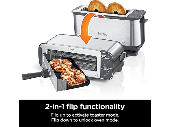 Ninja Foodi 2-in-1 Toaster Stainless Steel
