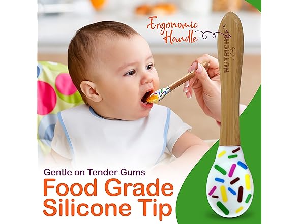 NutriChef NutriChef Bamboo Baby Feeding Bowl - Wooden Inf