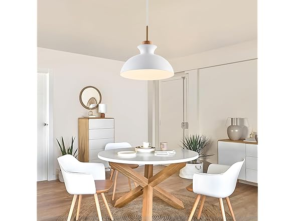 Parrot Uncle 11 Inch Pendant Light Fixture White