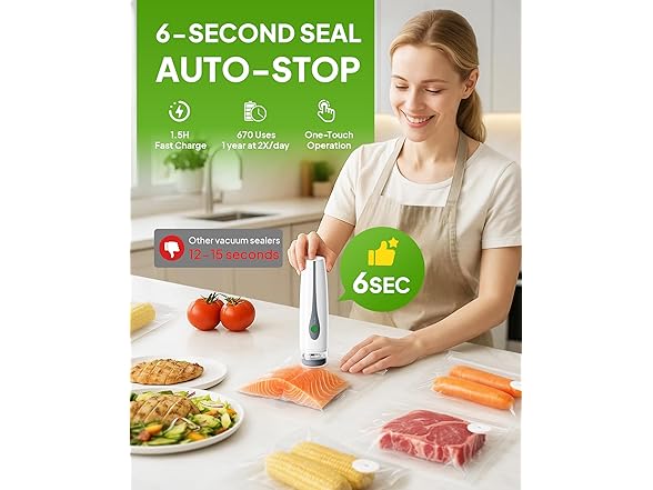 TUITUITA Compact Vacuum Sealer