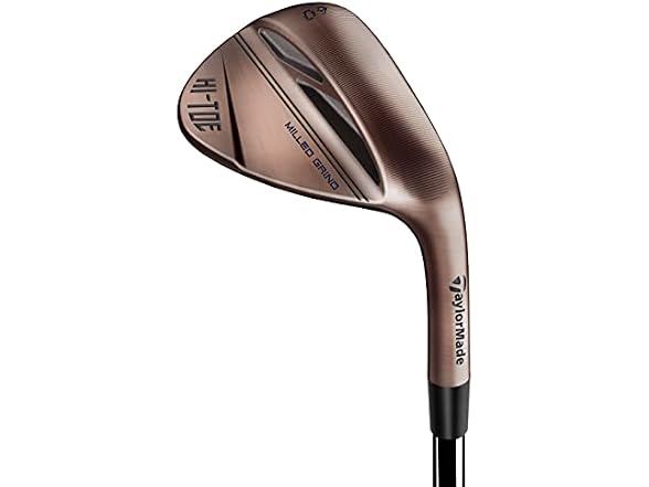 TaylorMade Golf HI-TOE 3 WEDGE COPPER STANDARD BOUNCE, 58.10, LEFT HAND, STIFF FLEX