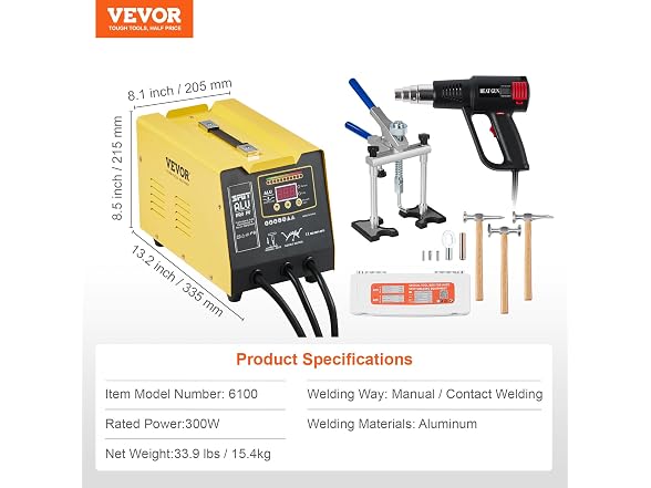Spot Welder Dent Puller, 300W Stud Welder Dent
