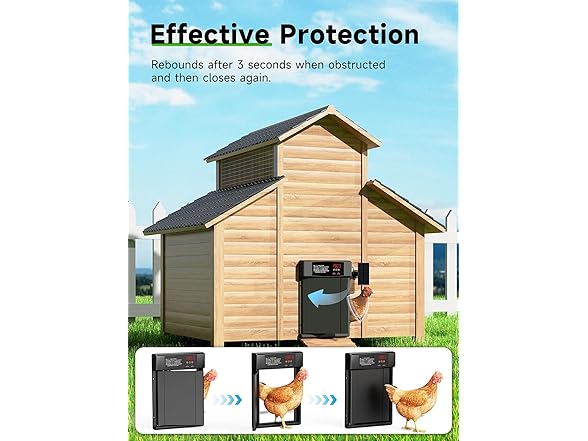 Solar Powered Automatic Chicken Coop Door