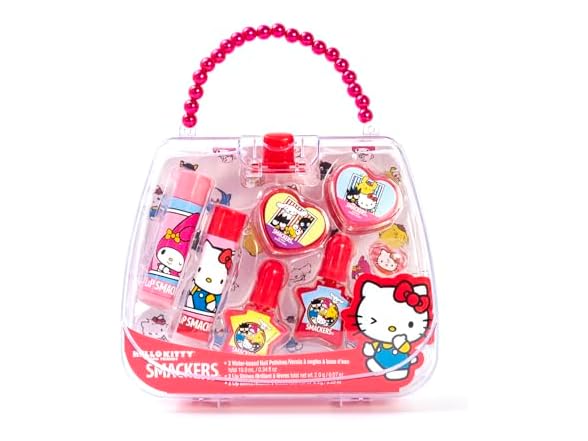 Lip Smacker Hello Kitty Nail and Lip Balm Tote