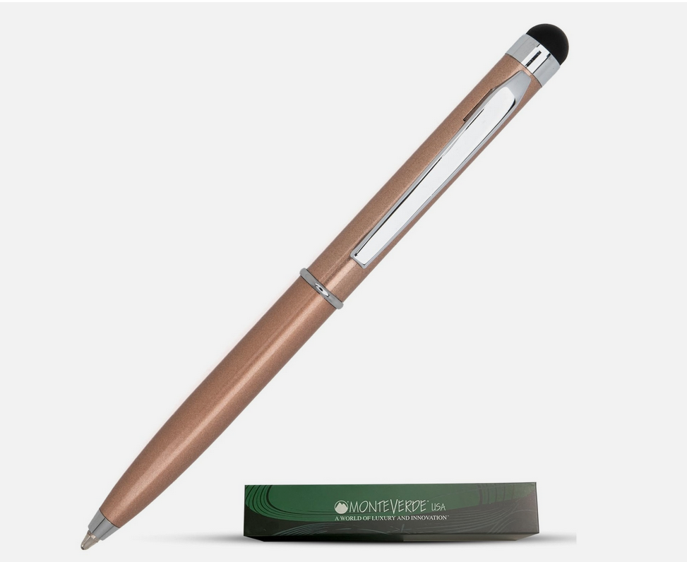 Monteverde USA Poquito Mini Stylus Ballpoint Pen Set, Copper - Gallery 2