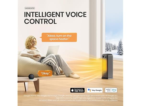 MORENTO Smart Space Heater for Home
